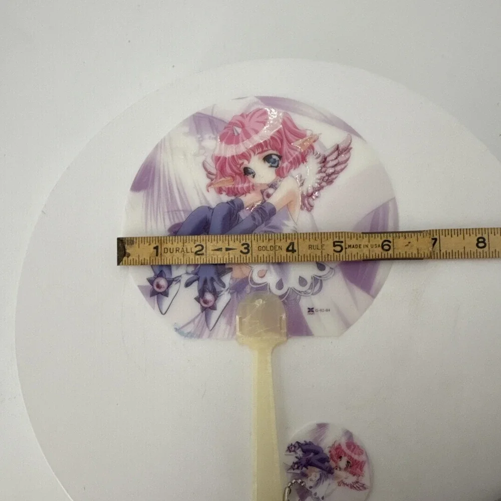 Rare Vtg Plastic Hand Fan From Anime A Little Snow Fairy Sugar-Japan-Collectible